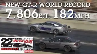 ETS/English Racing GT-R breaks its own world record with a 7.806@182 MPH