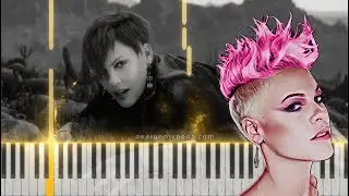 PINK - All I Know So Far Piano Tutorial (Free MIDI)