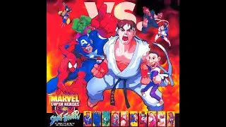 Marvel Super Heroes vs. Street Fighter (Arcade)- Akuma/Blackheart Playthrough 1/2