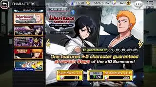 Bleach Brave Souls Inheritance Summons: The Blood Warfare step 7