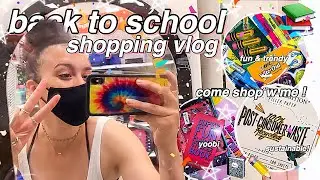 vlog! back to *ONLINE* school supplies shopping 2020  | Zoom University 2020 (senior year)