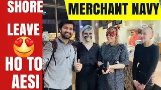 This is Why I joined Merchant Navy 😍 ⚓ | Shore leave after two months | Estonia | dilliwala sailor