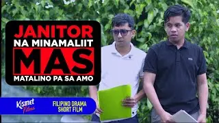 Janitor na Minamaliit&mdash;Mas Matalino Pa sa Amo | Tagalog Short Film