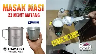 MASAK NASI PAKAI TITANIUM POT - INNER POT SUMBU LANGIT #masaknasidigunung #gear #ultralightgear #dji