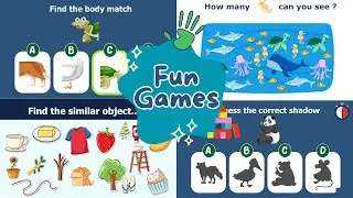 OBSERVATION Games for Kids | Match or Find | Picture Games for Kids