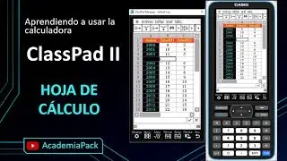 📊ClassPad 2-Tutorial 23 | Hoja de Cálculo 'EXCEL'📟🎲