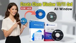 How to Create Clone Windows 11/10 DVD | Window Ki DVD Copy Kaise Kare | How to Copy Bootable DVD