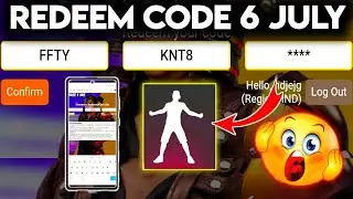 REDEEM CODE NEW EMOTE IN FREE FIRE  | 6 JULY 2021 | FA GAMER