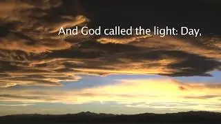 Genesis 1:5 - And God Called The Light Day - Bible Verses for Presentations