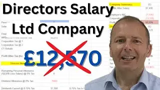 Director's Salary - When to not pay &pound;12,570