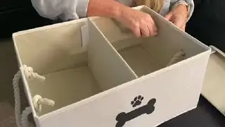 GreenPetopia Dog Toy Basket, Dog Storage Organizer with 2 Divided Area, Puppy Toy Baskets Review