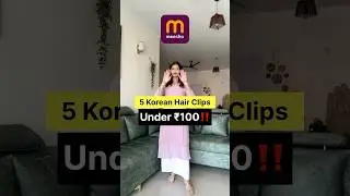 Meesho Hair Accessories Haul Under ₹100 | #youtubeshorts #shorts #meesho