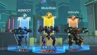 Fight in full | Mech Arena | Eclipse with Minigun 12 | 10 Kills on Site 313 #mecharena #gaming