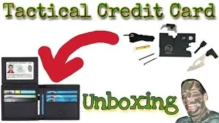 Survival Hax Tactical Credit Card Tool Unboxing