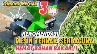 DINAMO LISTRIK 3 HP !! Uji coba mesin cacah multifungsi terlaris berkah choper