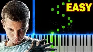 Stranger Things - Theme Song (Netflix) | EASY Piano Tutorial