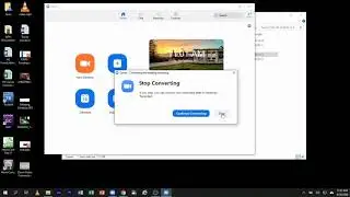 Zoom Video Conversion
