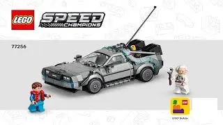 🏁 LEGO instructions 🏁 Speed Champions 🏁 77256 🏁 Time Machine from Back to the Future 🏁