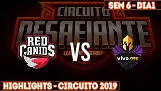 RED Canids vs Vivo Keyd Highlights - Melhores jogadas Circuit&atilde;o 2019