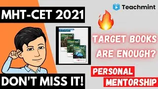 MHT CET 2021 🔥 Target Publication Books are Enough? 🔥 Personal Mentorship for #mhtcet 🤩 Teachmint