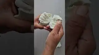 Baby Hand and Foot Casting ASMR Mold Opening. #asmr #babycasting #babies #moldopening #satisfying