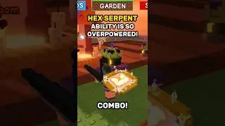 HEX CIRCLE & HEX SERPENT ABILITY IS AO OVERPOWERED! #growagarden #roblox #growagardenroblox #shorts
