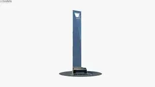 Shanghai World Financial Center 3D model by 3DModels.org