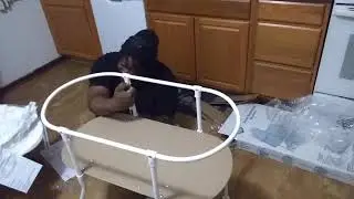 PUTTING UP MY GRANDBABY'S BASSINET!