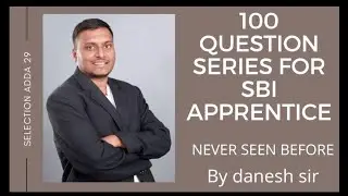 #ibps#sbi# 100 questions for sbi apprentice 2020 ) important for banking exams