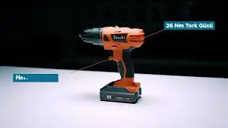 STECHEND SAM216 16V 1.5 Ah Ak&uuml;l&uuml; Matkap
