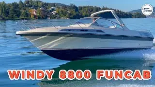 Windy 8800 Funcab. Der Evergeen der Windy Motorboot Sportboote