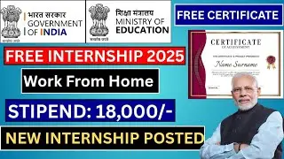 New Internships launched by Goverment 🔥| Dont't miss