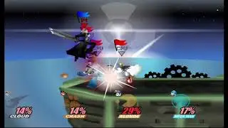 Super Nuke Bros Melee Full - Cloud vs All Character