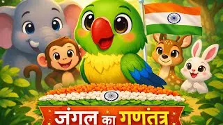जंगल का गणतंत्र || Republic Day || Jungle Celebration Trianga || Parrot Story 