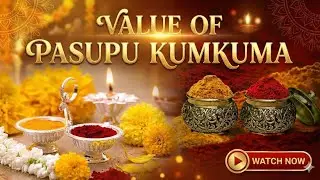 🕉️Why Do We Use Pasupu Kumkuma? The Real Reason Revealed! 😲🙏