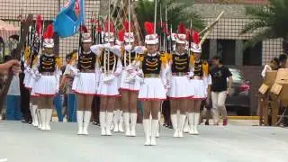 YMHG 陽明高中儀隊 22th 104學年度23周年校慶運動會 儀隊進場