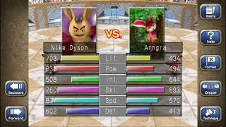 Nike Dyson vs. Arngra in IMa-FIMBA Meet (S) - Monster Rancher 2 DX