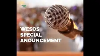 WESOS Announcement! Success Strategy Coaching