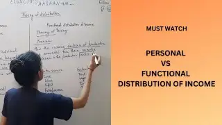 Personal Vs Functional distribution of income | Theory of distribution | #economicsaasaanhai