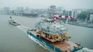 Saint-Brieuc offshore wind farm substation