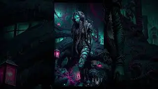 I made this from the music video &laquo; LORN - Acid Rain &raquo; - #rart #synthography #lorn #electronica
