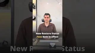 New Restore Status Fees Now in Effect