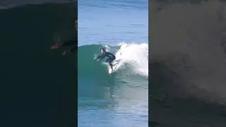 Toes on the nose down the line under the pier!