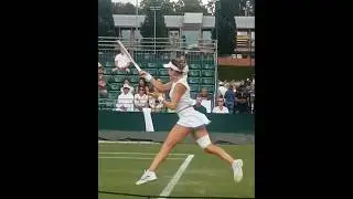 Iva Jovic Dominating Wimbledon Qualifying with her forehand #wta #tennis #forehand