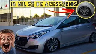 HB20 BAIXO SUSPENSÃO A AR COM RODAS DO COROLLA 17!