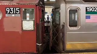 R33/R62A Garbage train at 168th street