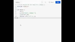 Print Reverse of the tebel for a number#coding #python #javascript  #clanguage #programminglanguage 