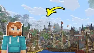 Designing a NEW MOUNTAIN for my Minecraft World : CREATIVE PLANNING