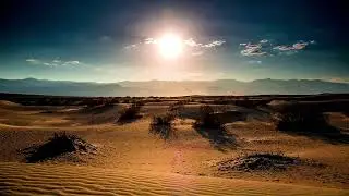 8 Hours of Desert Wind at Sunset 🌬️ Open Dunes Ambience | No Music