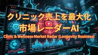 【無料】Clinic & Wellness Market Radar (Longevity Business)GTPsのご紹介
